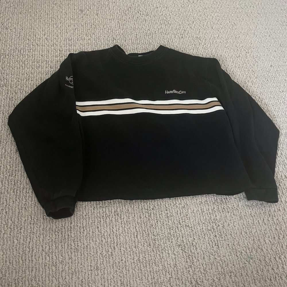 Hard rock Cafe crop sweater